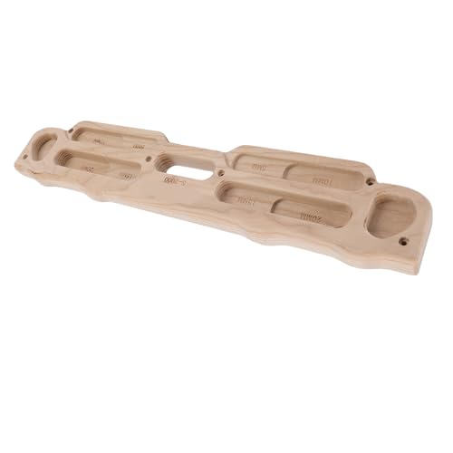 RiToEasysports Rock Climbing Hangboard, Wood Fingerboard for Strength Training, Finger Strength Builder for Bouldering, Pull Ups, Home Gym Climbers