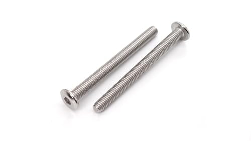 10pcs M6 x 60mm Rivet Countersunk Socket Cap Bolts Screws Connecting 304 Stainless Steel - size: 10pcs M6 x 60mm