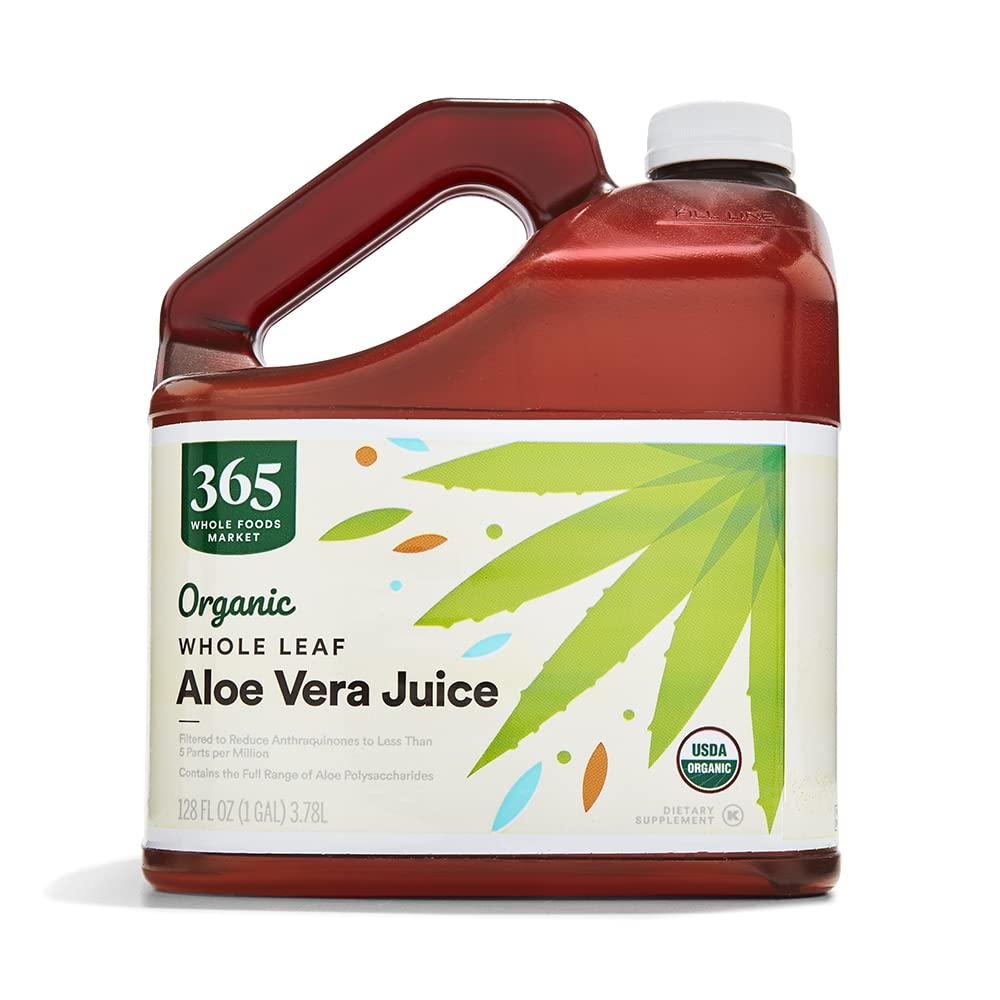 365 by Whole Foods Market Organic Whole Leaf Aloe Vera Juice – 128 Fl Oz