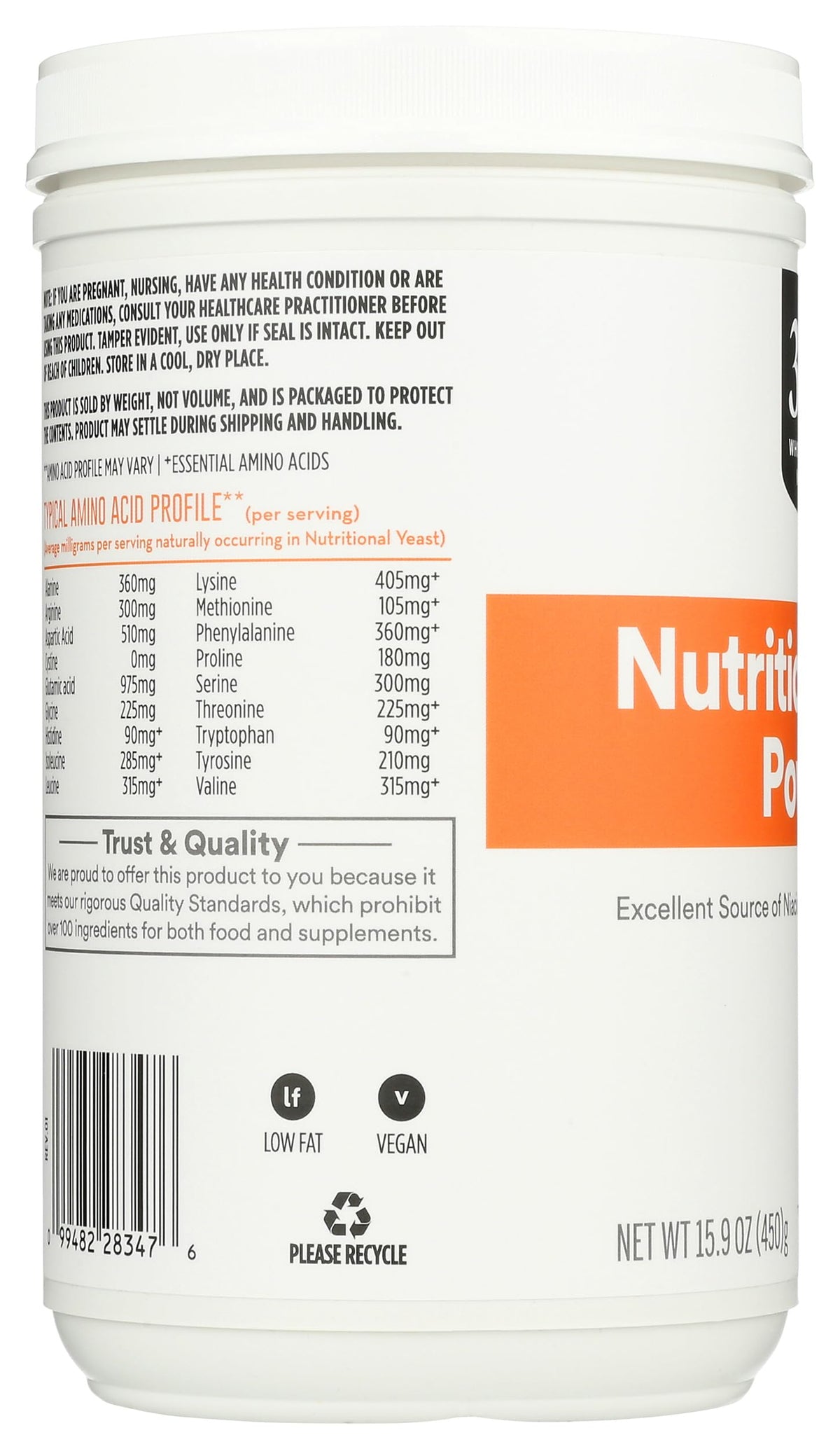 365 by Whole Foods Market Nutritional Yeast, 15.9 oz — Premium Quality with Full Spectrum Amino Acids