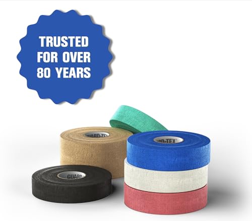 Guard-Tex® Blue Finger Tape 3/4 inch - Self-Adhesive No Residue - 16 Rolls - 90ft Per Roll - 1440ft Total - color: Blue, size: 3/4 Inch