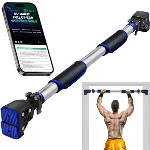 Pull Up Bar for Doorway Chin Up Bar, No Screws Door Frame Width Locking Adjustable 72-97cm (28-38 in) Body Fitness Training Equipment, Strength Training Pull-up Bars for Home Gym, Max Load 440lb