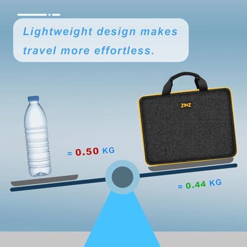 Slim Expandable Laptop Case 15.6 Inch Sleeve Upgraded Protective Durable Recycled Carrying Case Compatible with MacBook 15" & 16" and Most 15" 15.6" 16" Notebook,BK01YL01 - color: Bk01yl01, size: 15.6"
