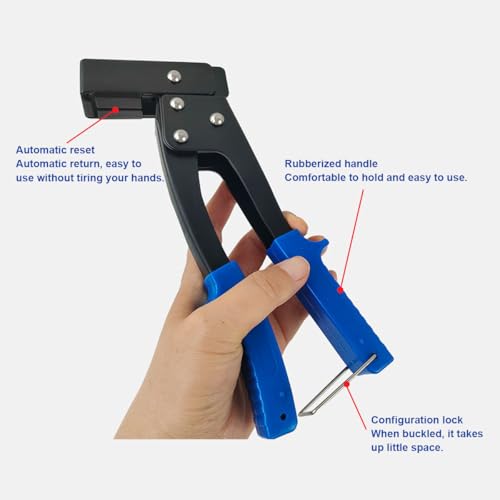 Heavy Duty Wall Anchor Gun Metal Setting Tool for Hollow Wall Anchor Plasterboard Fixing (M3 M4 M5 M6 M8)