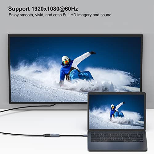 BENFEI 2 Pack Mini DisplayPort to HDMI Adapter 4K, Thunderbolt 2 to HDMI Adapter Compatible for MacBook Air/Pro, Microsoft Surface Pro/Dock, Monitor, Projector[Gold-Plated Connectors& Aluminium Shell] - size: 2 Pack, style: 4K@30Hz