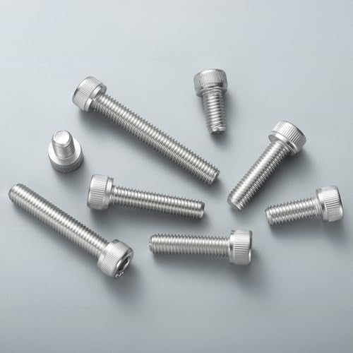 M5-0.8 x 35mm Bolt, 60PCS M5 Hex Socket Head Cap Screws Bolts, 304 Stainless Steel 18-8, Full Threads, with Hex Spanner - size: M5x35mm