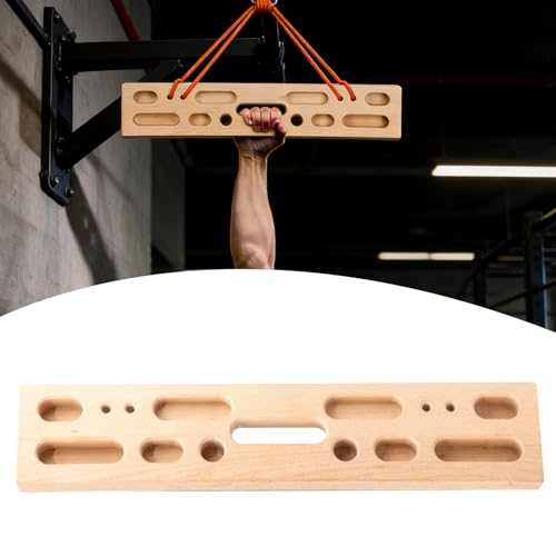 Rock Climbing Board Multi-Grip Heavy Duty | Rock Climbing Pull Up Bar Grip Trainer for Climbers Beginner Men Women Home Gym Indoor Fitness Workout