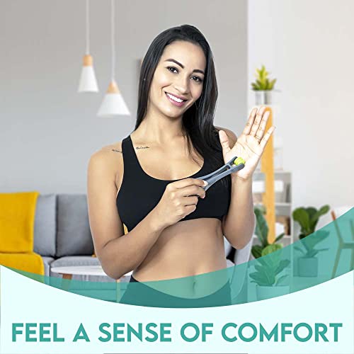 COZLOW Dual Finger Massager - Hand Massage Tool for Knuckles, Palm, Wrist | Cozlow manual hands & fingers massage roller - trigger point therapy for cramps, arthritis, carpal tunnel, muscle pain relief
