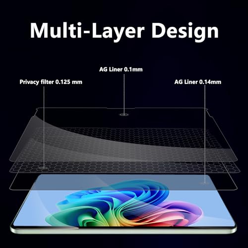 Megoo Privacy Screen Protector for Surface Laptop 7 15 Inch, Anti-Spy, Anti-Glare, Blue Light & UV Blocking, Magnetic Nano Technology, Removable Design | Anti-Spy, Anti-Glare, Blue Light & UV Blocking, Magnetic Nano Technology, Removable Design - size: Su
