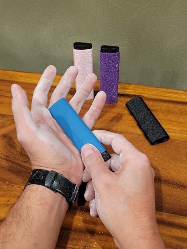 Reusable Skin File with Cover - Great for Rock Climbing, Bouldering, Climber, Gym, Crossfit, Weightlifting, Gymnast - Callus Finger Hand Sander (Silk Baby Pink) - color: Silk Baby Pink