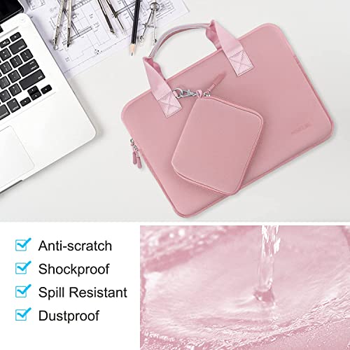 Hseok Laptop Sleeve 13 inch Case with Small Case, Compatible with MacBook Neo 13, MacBook Air Pro 13 M5/M4/M3/M2/M1, iPad Pro Air 12.9 13, XPS 13 and More, Neoprene Computer Handbag, P01K01 - color: P01k01, size: 13"