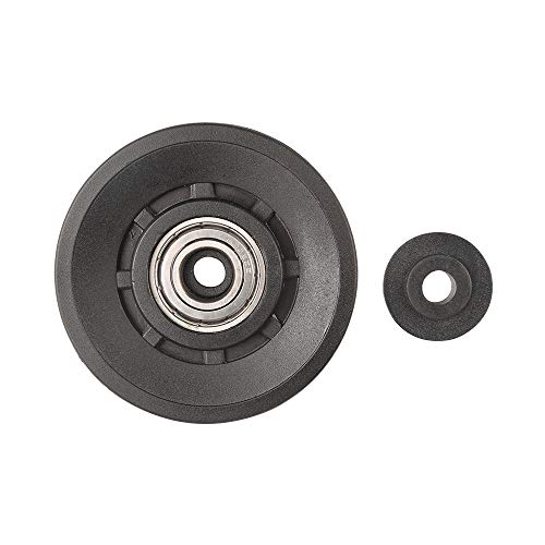 90mm Universal Bearing Pulley Wheel for Cable Machine Gym Equipment Part Garage Door (12 PCS) - color: 90mm-12 PCS-P
