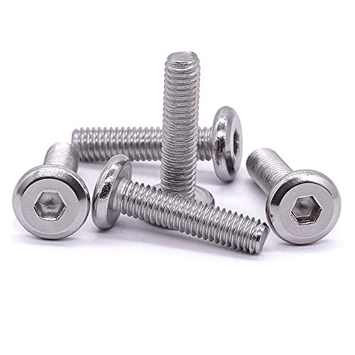 1/4-20 x 1 Hex Socket Head Cap Screws, 304 Stainless Steel 18-8, Chamfered Countersunk Machine Screws for Furniture, Binding, Machinery, Automotive, DIY Projects, 25 PCS - size: 1/4-20 x 1"