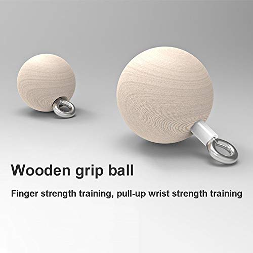 Wall-Mounted Horizontal Bar， Home Pull-up Wrist Strength Training Finger Grip Ball， Rock Climbing Equipment， Load 200kg， - color: Silver
