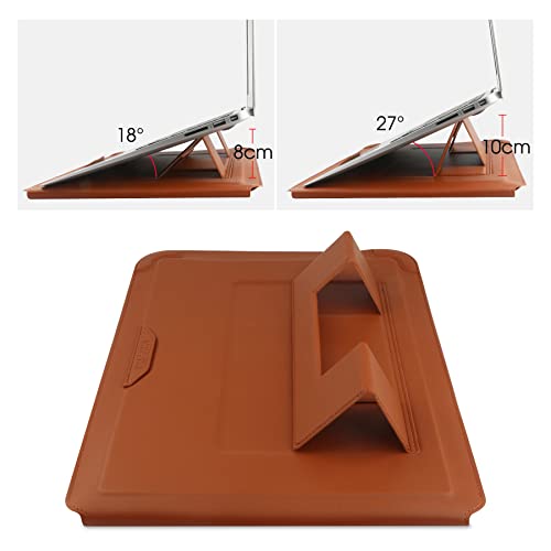 HoYiXi 13 Inch Laptop Sleeve Case Bag Compatible with MacBook Neo 2026/MacBook Air 13 M1 M2 2022-2018/MacBook Pro 13 M2 2022-2016/Surface Pro 8 2021/Surface Go 3 13-13.6'' Dell HP ASUS Acer PC, Brown - color: Brown, size: 13-13.3 in