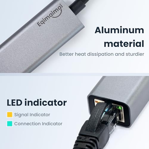 USB C to ethernet Adapter,Ethernet to USB c,TypeC to RJ45 Ethernet Adapter 1Gbps Gigabit Ethernet Compatibility for Mac,MacBook Pro/Air,Dell XPS,Chromebook,Surface - style: TYPEC TO RJ45
