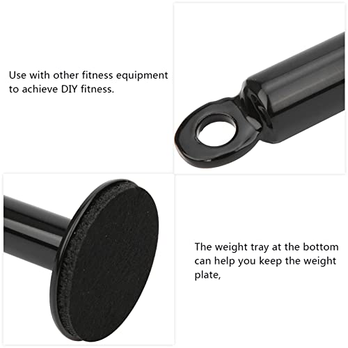 EVGATSAUTO Loading Pin, Stainless Steel Weight Plate Holder Grip Training Tool, 20mm or 48mm Tube Diameter, Bottom Support Frame for Forearm Work Home Gym Strength Training - size: 20 diameter*320mm