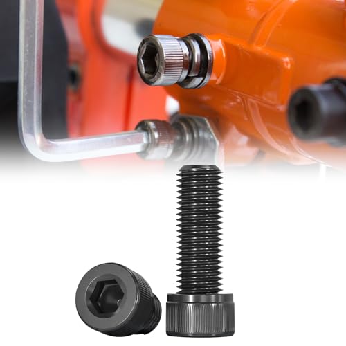 M4 x 6mm Socket Head Cap Screws Bolts 12.9 Grade Alloy Steel Metric Machine Hex Socket Screw, Black Oxide Finish, Fully Threaded, 100PCS - size: M4×6mm