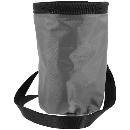 PRETYZOOM Wear-Resistant Outdoor Climbing Chalk Bag Anti-Slip Oxford Fabric and Fleece, Scratch-Resistant Powder Bag for Mountaineering and Camping, Large Capacity Storage for Climbing
