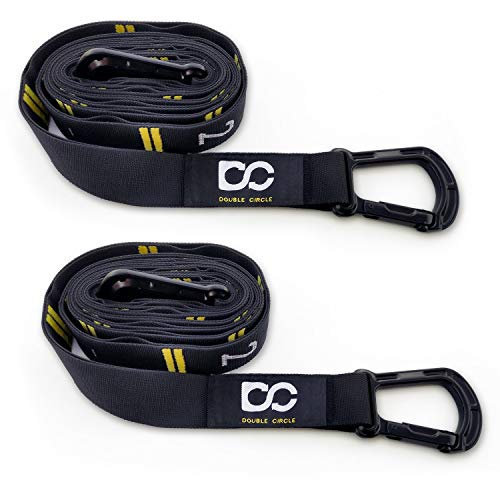 Quick Adjust Numbered Straps for Gymnastic Rings - Carabiner System and Exercise Video Guide for Full Body Workout, Calisthenics, and Home Gym