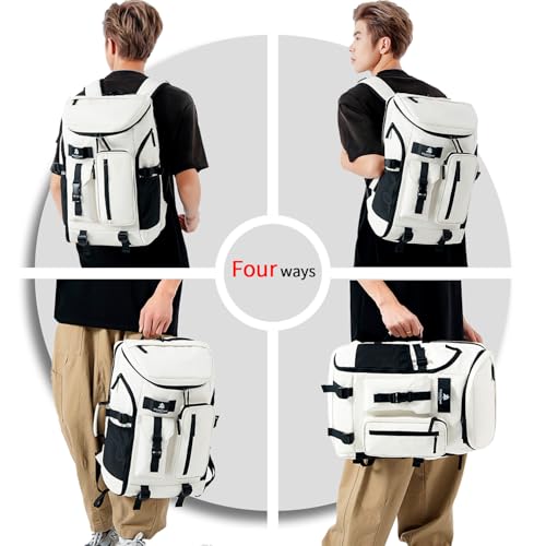 tennis mountain climbing travel backpack, independent shoe compartment for sports and fitness, waterproof 15.6-inch computer bag - color: Forest green