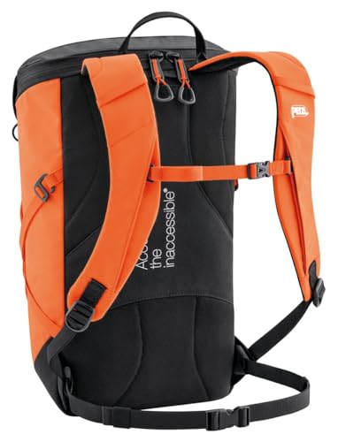 PETZL BUG Rock Climbing Backpack | For Single-Day Multi-Pitch Climbing - color: Orange