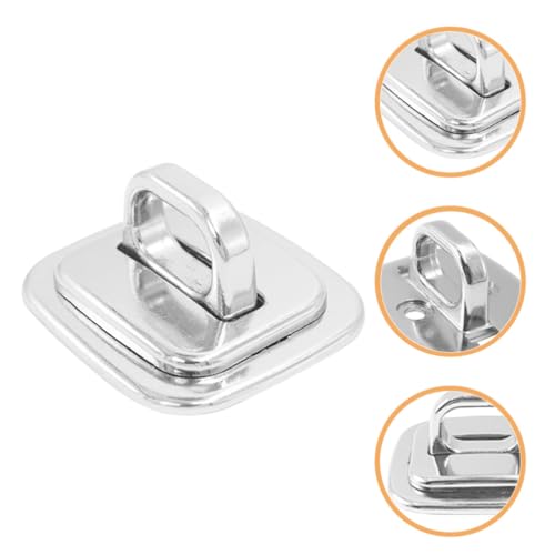 2pcs Laptop Security Lock Anchors with Zinc Alloy Fixed Base, Anti-Theft Solution for Notebooks and Laptops, Silver Desk Mount Anchor for Study and Travel