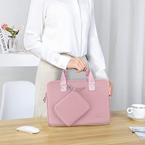 Hseok Laptop Sleeve 13 inch Case with Small Case, Compatible with MacBook Neo 13, MacBook Air Pro 13 M5/M4/M3/M2/M1, iPad Pro Air 12.9 13, XPS 13 and More, Neoprene Computer Handbag, P01K01 - color: P01k01, size: 13"