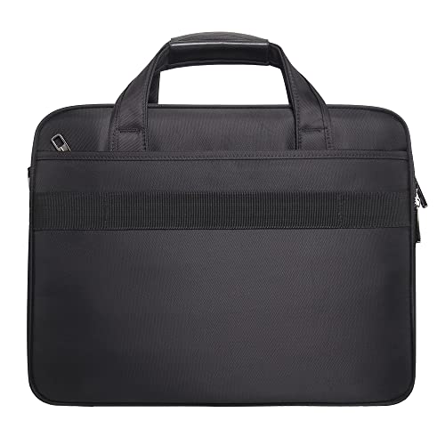 Large Briefcases For Men Canvas Tote Bag Laptop Case Computer Bag Work Bags Business Mens Bag Office Carrying Cases - size: X-Large Size (19” Laptop Briefcase)