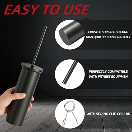 CAELUM Weight Stack Pin Extender with Spring Clip, for Cable Machine 1Pack | 120LB Capacity, Solid Steel, Gym Weight Stack Pin for LAT Pulldown, Functional Trainer Home Gym, Strength Trainers