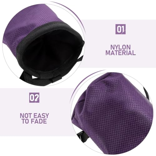 Portable Chalk Powder Bag for Outdoor Climbing Activities with Large Capacity, Ergonomic Design, and Anti-Slip Features Made of Sturdy Oxford Cloth and Soft Fleece for Rock