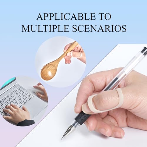 Oval Finger Splint 6 pcs, Finger Splints for Arthritis, Mallet Finger, Trigger Finger Splint, hypermobility(EDS) finger For Thumb/Middle,/Index/Pinky or Ring Finger(size 6,7 each 3pcs) - size: size 6,7 each 3 pcs