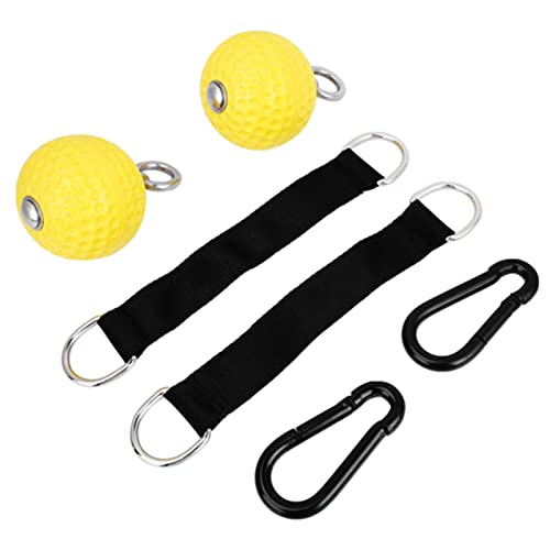 Climbing Pull Up Hold Grips Climbing Solid Training Cannonball Bomb Ball for Straps for Finger, Forearm, Biceps, Back Muscles, Pull Up Arm Strength Training Hanging Ball