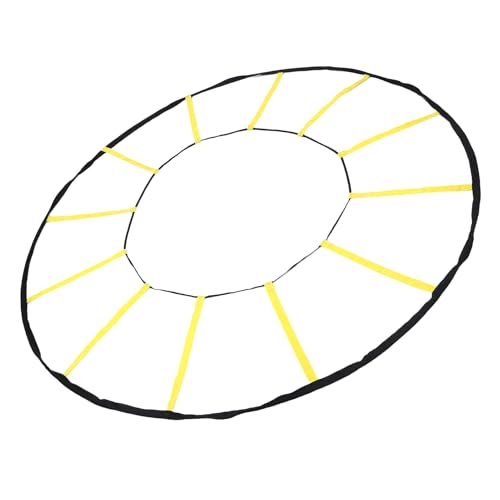 Premium Nylon Circular Agility Trainer for Soccer Basketball, 12 Rungs Agility Ladder Enhances Speed and Coordination
