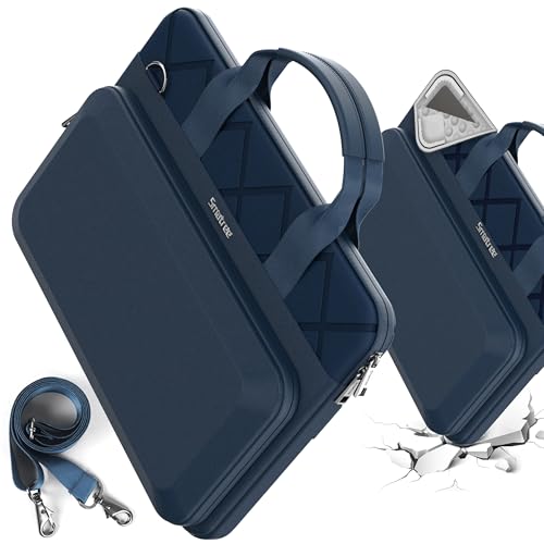 Smatree CityShield Laptop Shoulder Case for 15.6 inch ASUS/Lenovo/Acer/MSI | for 15.6 inch ASUS ExpertBook B2 B2502C/Flip B2502F,16inch Lenovo ThinkPad P16s G3,Acer ConceptD 3,MSI Creator 15,Blue(MC04)