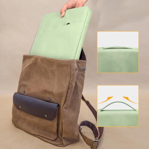 Laptop Sleeve Case 17 17.3 Inch with Handle Computer Bag Carrying Case for HP Pavilion 17/ Envy 17/ Dell/IdeaPad ThinkPad/LG Gram/MSI/ASUS Acer, Green - color: Green, size: 17-17.3 Inch