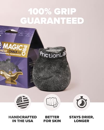 Friction Labs Gym Chalk – Magic Ball, PRO Ball (Chalk Bag Sock) | Non-Toxic Climbing Chalk for Bouldering, Gymnastics & More - style: Magic Pro