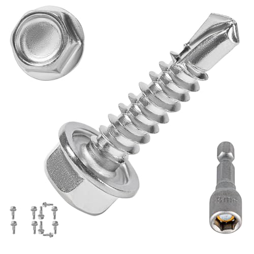 Sheet Metal Screws，Hex #10x3/4‘’（110） | Metal Fastener - color: Hex #10x3/4‘’（110）