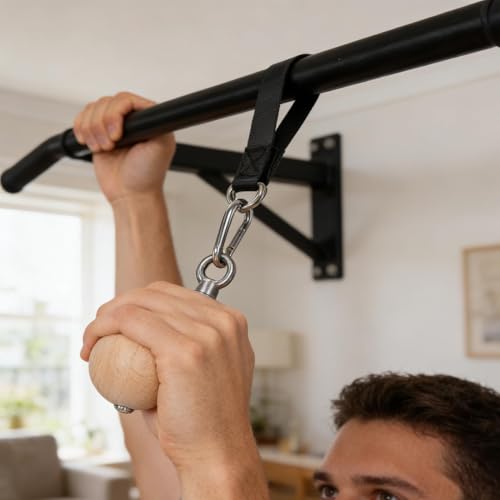 Rock Climbing Ball Grips 2 Pieces Rock Climbing Grip | Non-Slip Forearm Exerciser for Barbell Resistance Band Handle Training Exercise
