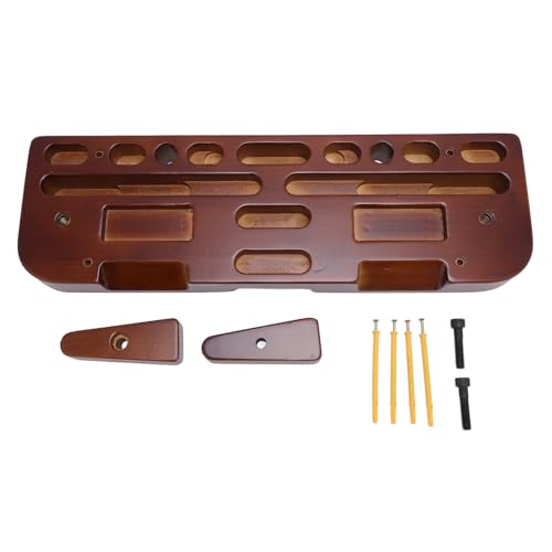 Wooden Hangboard Training Board for Climbers – Ergonomic Fingerboard for Pull-Up & Grip Strength Training, Fit for Home Gym & Indoor Climbing