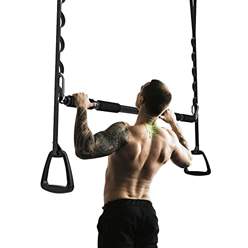 Strength Training Fitness Pull-up Bar, Home Indoor Ceiling Installation, Height Adjustable Multifunctional Sports Equipment, Steady Load 300kg