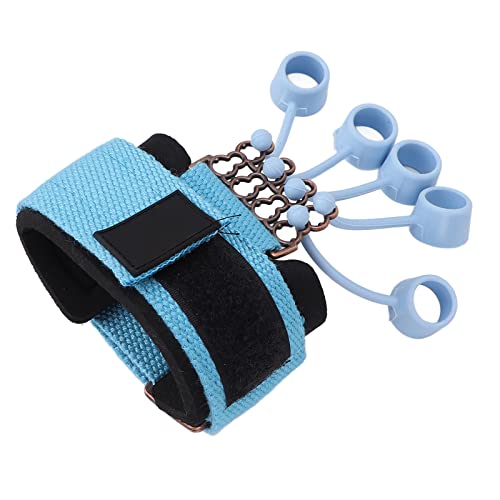 ZJchao Adjustable Silicone Finger Exerciser Hand Grip Strengthener for Exercise Training Rock Climbing Tennis Baseball Guitar Piano Drummer - size: 40lb