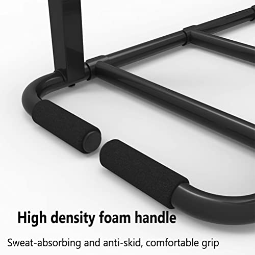 Heavy Wall Mounted Pull-up bar Climbing Frame, Home Gym Ceiling Exercise Training, Horizontal Parallel Bars, Safe and Stable (Color : Silver) - color: Silver
