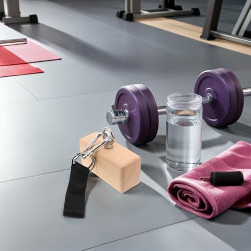 Operitacx Wooden Grip Strength Trainer for Rock Climbing and Bouldering, Ergonomic Block Design Detachable Feature, Portable Finger Strength Training Device for Climbers and Advanced