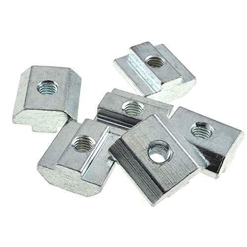 15pcs 4040 Series Sliding T Nuts Metric M5 Thread Slide in Hammer Head T-Nut for Standard 8mm T-Slot Aluminum Extrusion Profile （4040 Series M5） - size: 4040 Series M5