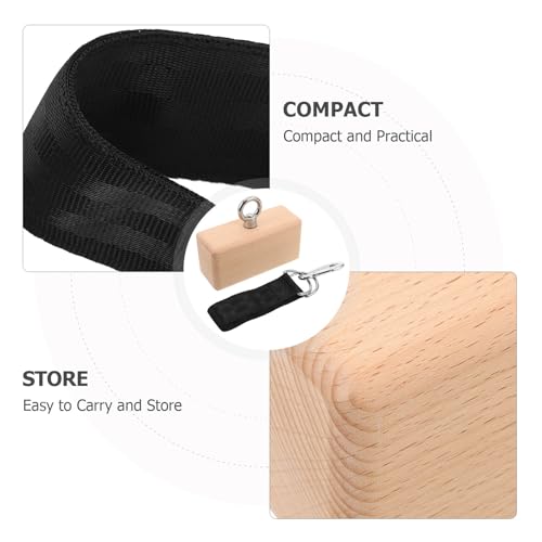 Wooden Grip Strengthener for Hand Exercise and Rock Climbing Training Handheld Grip Trainer for Strength and Endurance Improvement
