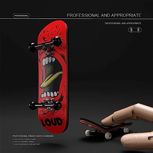 Lently Wood Fingerboards, Mini Fingerboards, 99mmL*29mmW (Redeem The Skeleton) - color: Redeem the Skeleton