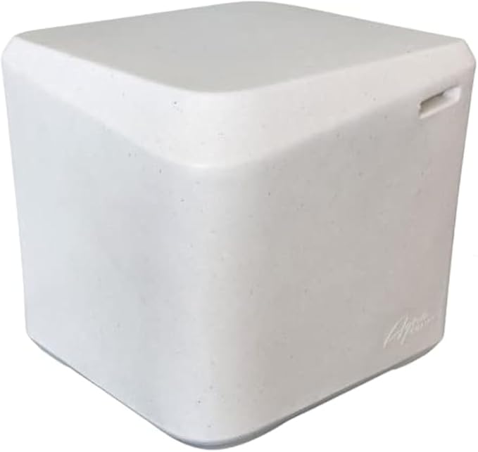 Aqua Outdoors in-Pool Side Table Large for 10-14 in. of Water (White Granite)