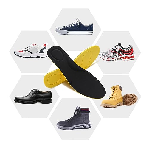 5 Pairs Shoes Insoles for Men Women Work,Elastic Shock Absorbing Breathable Shoe Insoles,for Boot Sneakers Hiking Replacement Insoles (XL [US M:10.5-12/W:12-15])