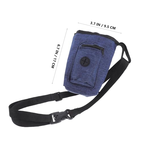 Abaodam Climbing Chalk Bag with Waist Belt Anti-Slip Magnesium Chalk Pouch for Rock Climbing and Bouldering for Gymnastics and Mountaineering Navy Blue